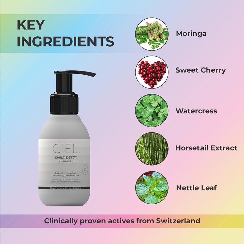 CIEL Daily Detox Cleanser Key Ingredients