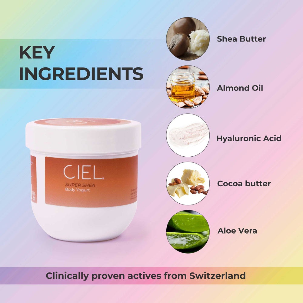 CIEL Super Shea Body Yogurt Ingredients