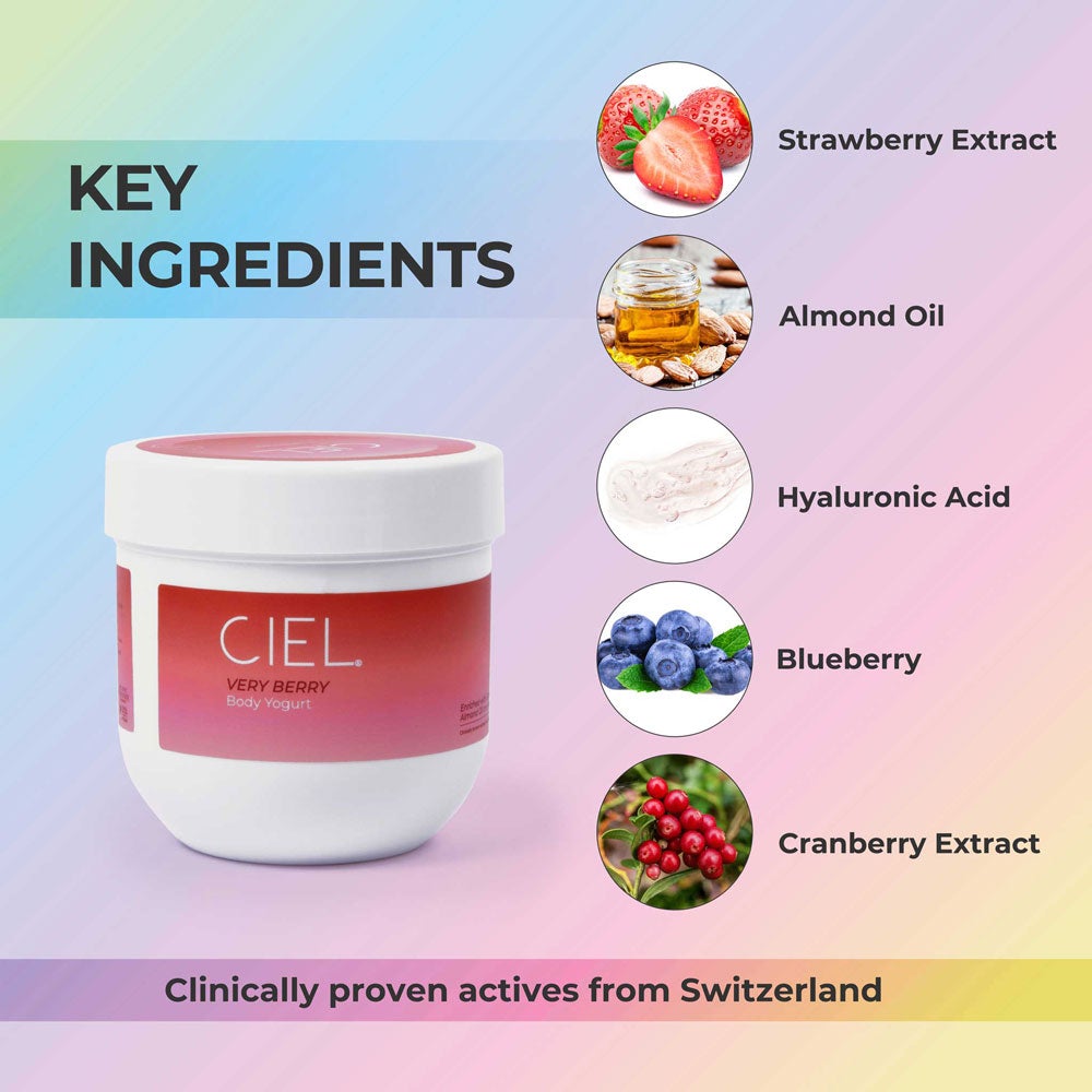 CIEL Very Berry Body Yogurt Ingredients