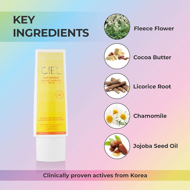 CIEL Sunblock SPF 50 Ingredients