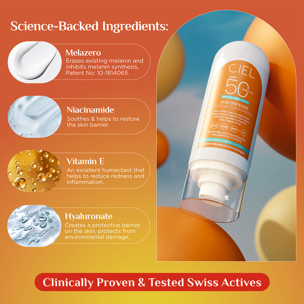 CIEL Sun Defense Serum Sunscreen SPF 50 PA++++