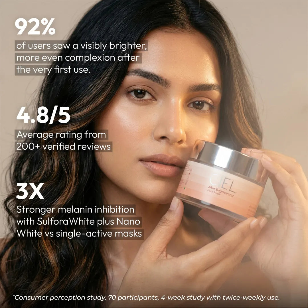 Skin Brightening Face Mask with Glutathione