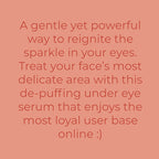 Skin Brightening Under Eye Serum